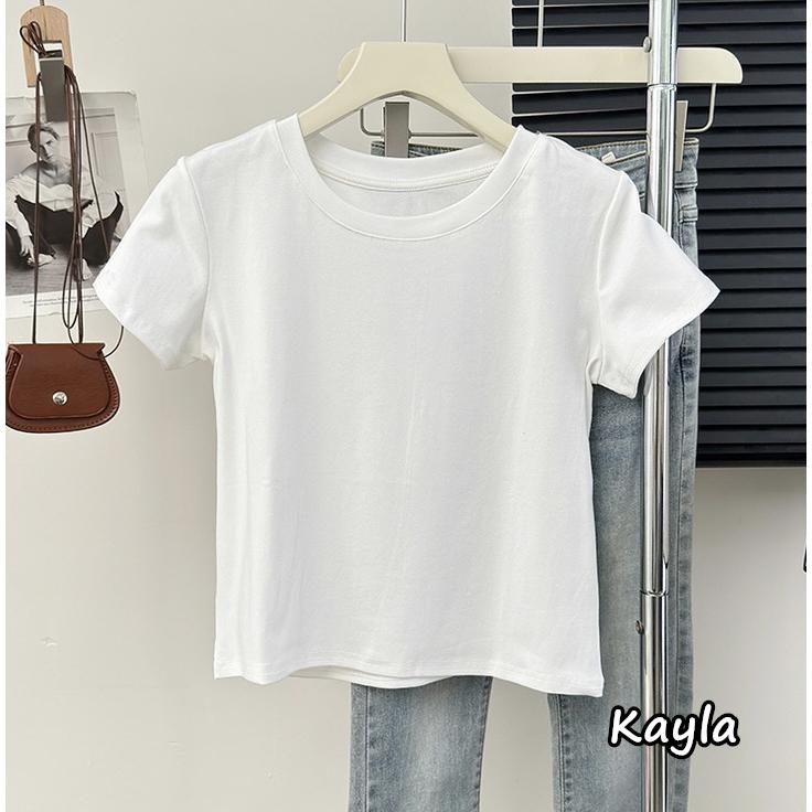 預購🌟免運🌟 疊搭鈎花針織吊帶背心+圓領T恤2件組套裝 A1223 #Kayla.girl #少女愷拉-細節圖5