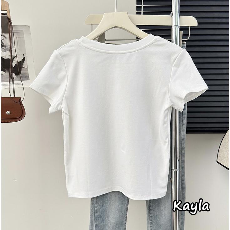 預購🌟免運🌟 疊搭鈎花針織吊帶背心+圓領T恤2件組套裝 A1223 #Kayla.girl #少女愷拉-細節圖6