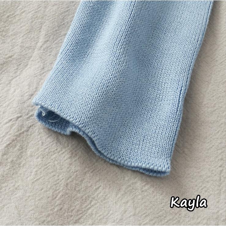 預購🌟免運🌟 修身短版長袖針織外套 A0865 #Kayla.girl #少女愷拉 #實穿-細節圖7