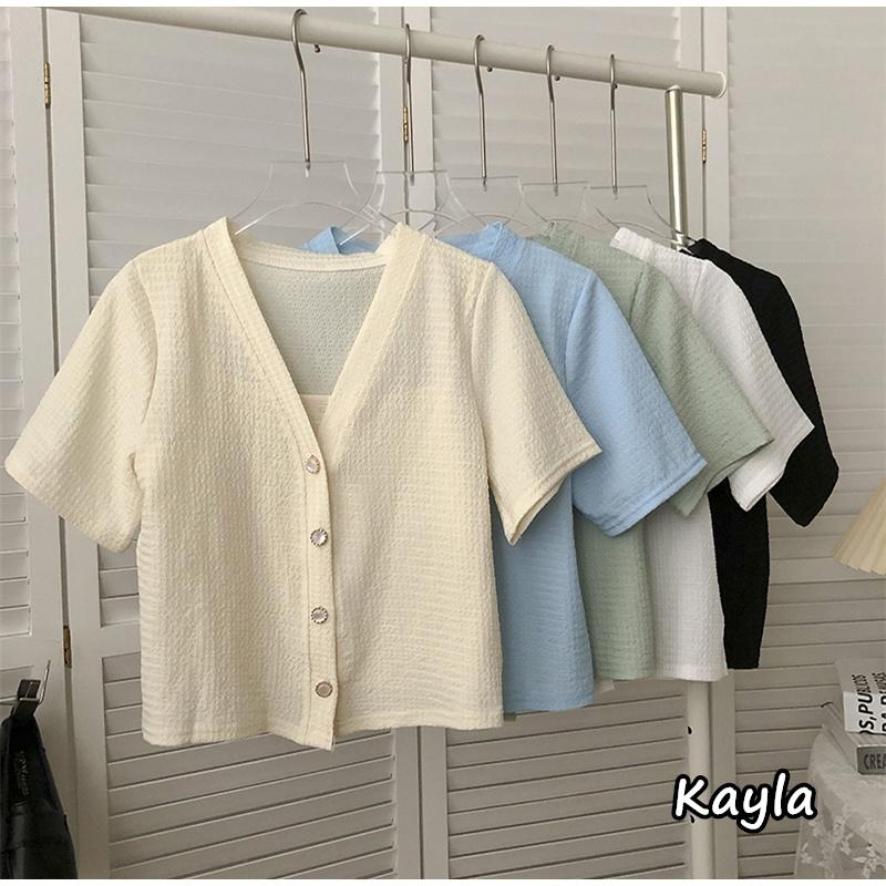 預購🌟免運🌟 氣質小可愛+襯衫外套SET組 A0733 #Kayla.girl #少女愷拉 #實穿-細節圖9
