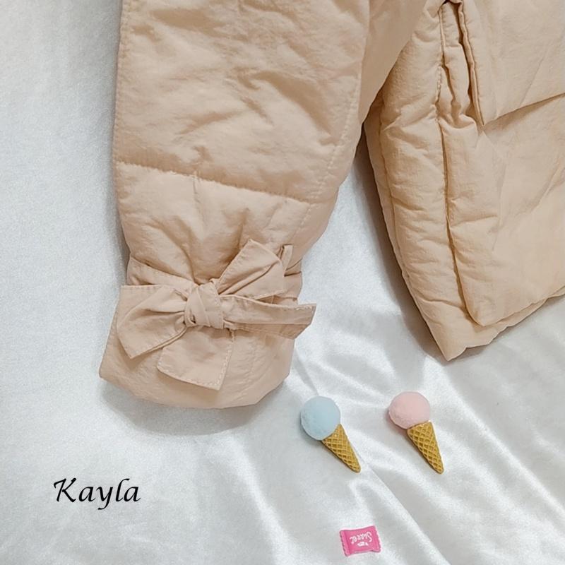 現貨⚡免運⚡絕版下殺🔥 柔軟毛毛翻領羽絨外套 A0462 #Kayla.girl #少女愷拉-細節圖6