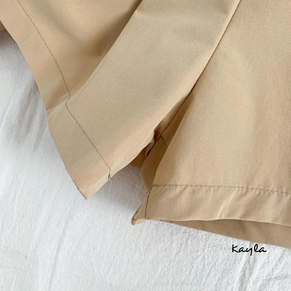 預購🌟免運🌟 一字領泡泡袖連身短褲 A0122 #Kayla.girl #少女愷拉-細節圖9