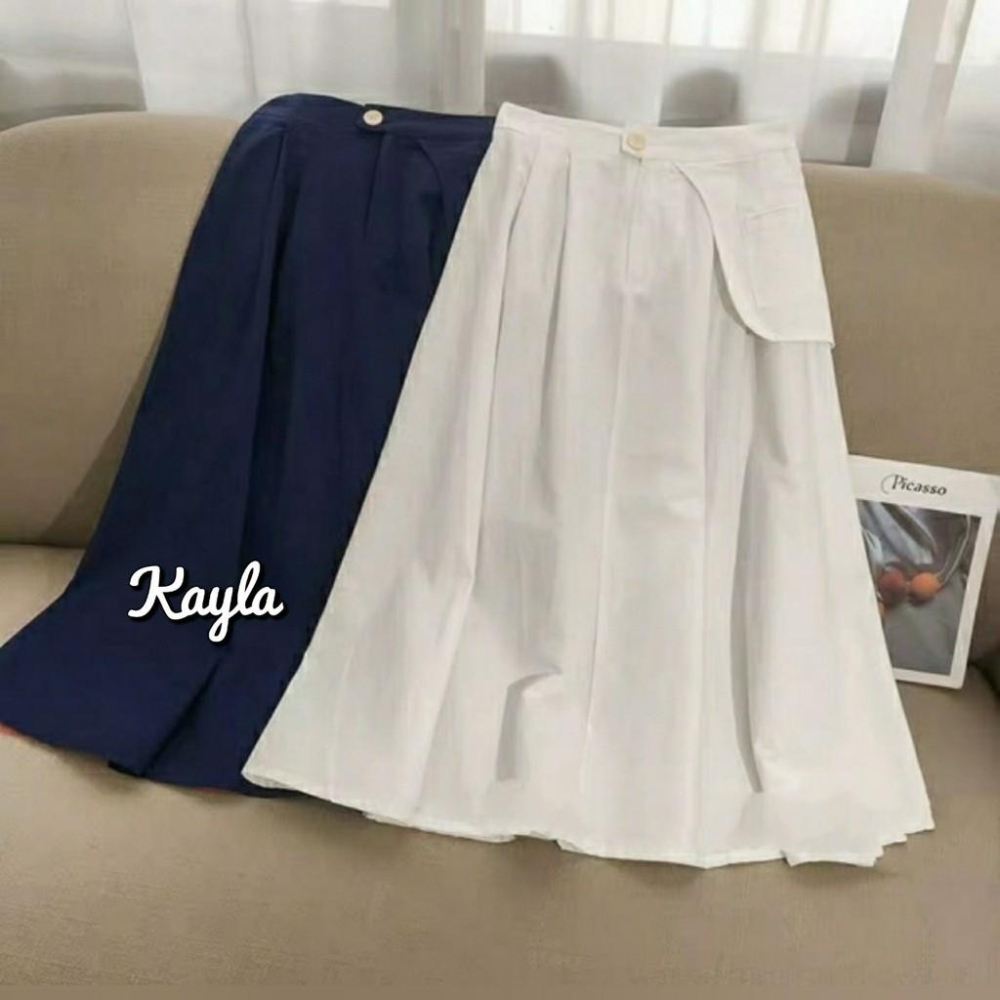 現貨⚡免運⚡絕版下殺🔥 原宿高腰百搭大口袋工裝裙 A1042 #Kayla.girl #工裝裙 #少女愷拉-細節圖2
