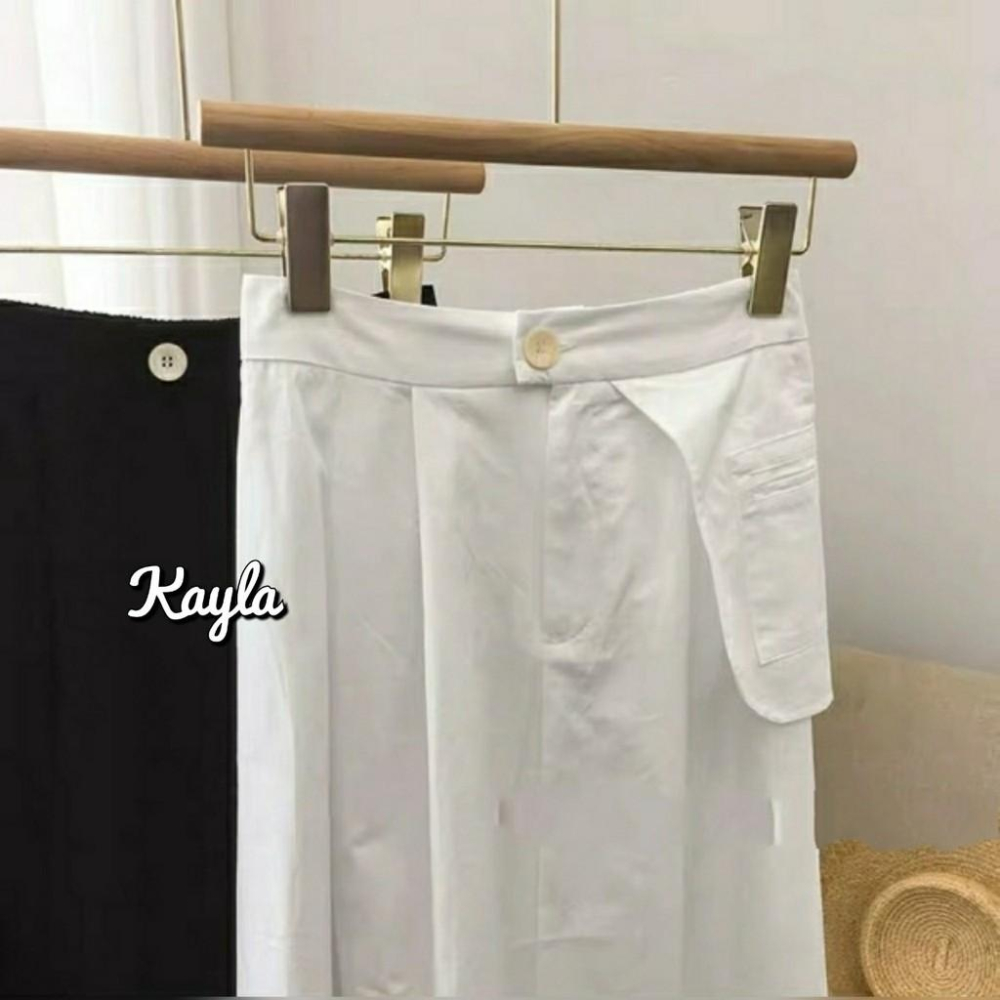 現貨⚡免運⚡絕版下殺🔥 原宿高腰百搭大口袋工裝裙 A1042 #Kayla.girl #工裝裙 #少女愷拉-細節圖3