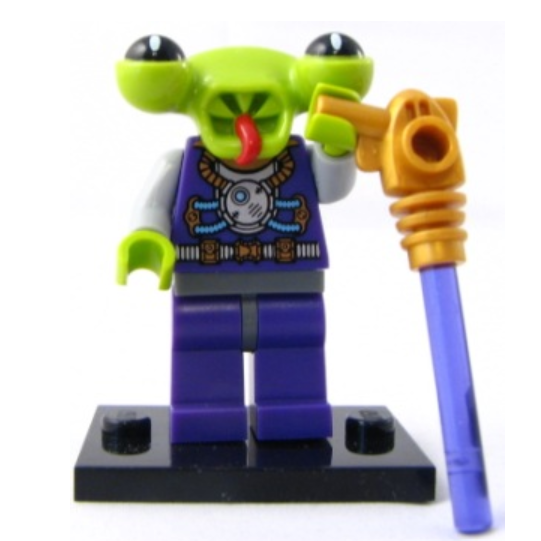 [樂高小天地]LEGO 8803 Series 3 Minifigures 3代人偶包 太空外星人-細節圖2