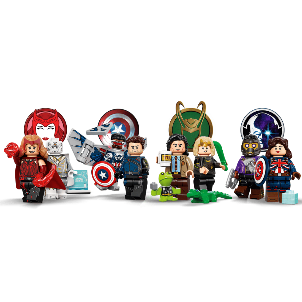 [樂高小天地]LEGO 71031 Minifigures 漫威人偶包 兩隻一組 緋紅女巫 美國隊長 洛基 星爵-細節圖2