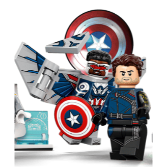 [樂高小天地]LEGO 71031 Minifigures 漫威人偶包 兩隻一組 緋紅女巫 美國隊長 洛基 星爵-規格圖2