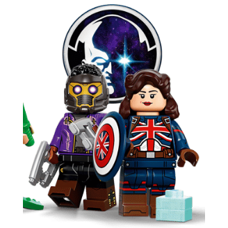 [樂高小天地]LEGO 71031 Minifigures 漫威人偶包 兩隻一組 緋紅女巫 美國隊長 洛基 星爵-規格圖2