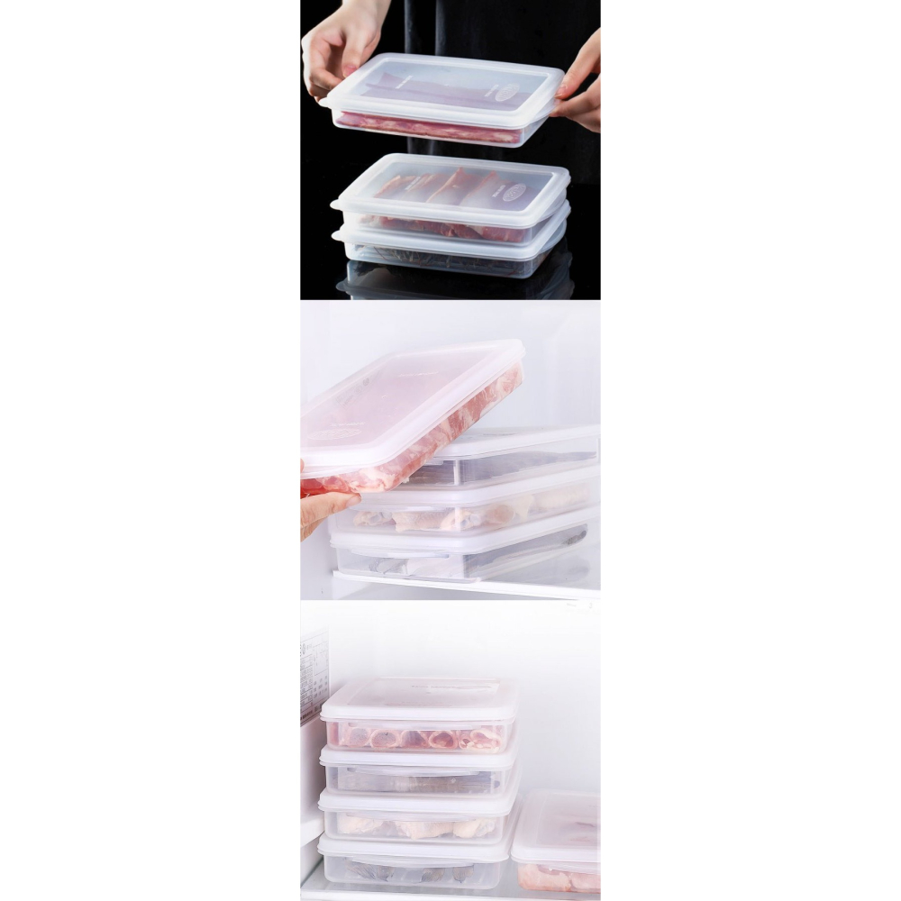 【卡娃依企業行】進口零食百貨專賣店~現貨~~NAKAYA 肉品薄型保鮮盒Y-細節圖2