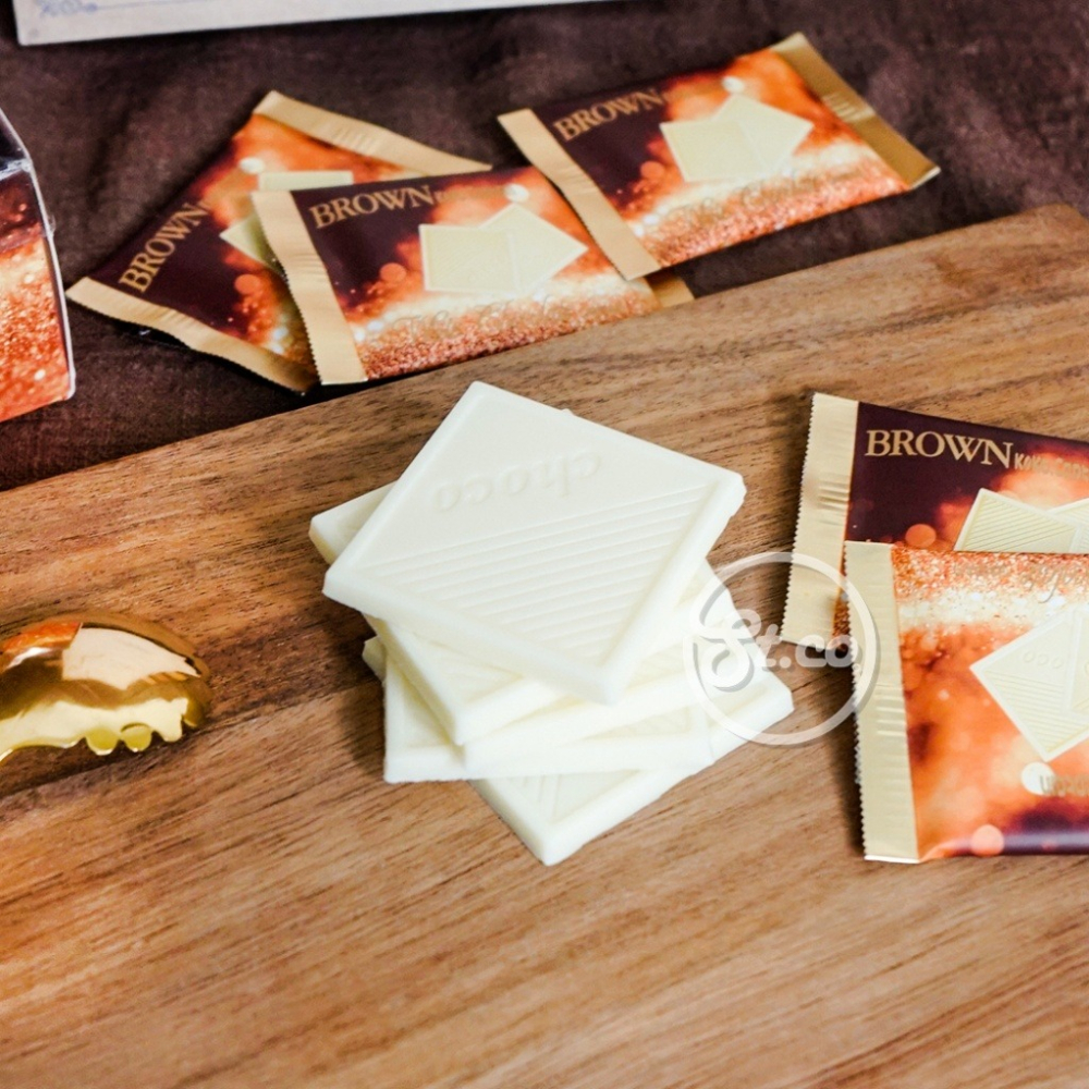 【卡娃依企業行】進口零食百貨專賣店~爆賣商品!! 布朗白色風暴 白巧克力片-細節圖4