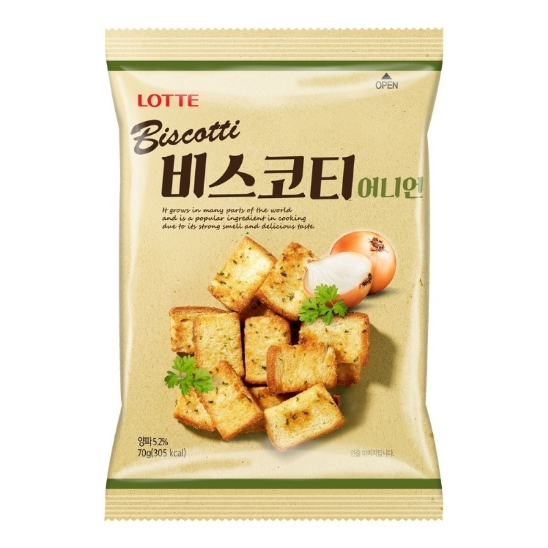 【卡娃依企業行】進口零食專賣店~韓國 樂天LOTTE 法式麵包餅乾-大蒜/ 披薩 /洋蔥-規格圖6