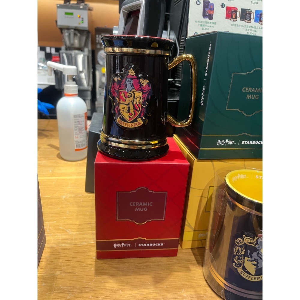 星巴克 Starbucks HP Harry Potter 魔法學院馬克杯 變色杯 溫變杯 葛萊芬多馬克杯-細節圖2
