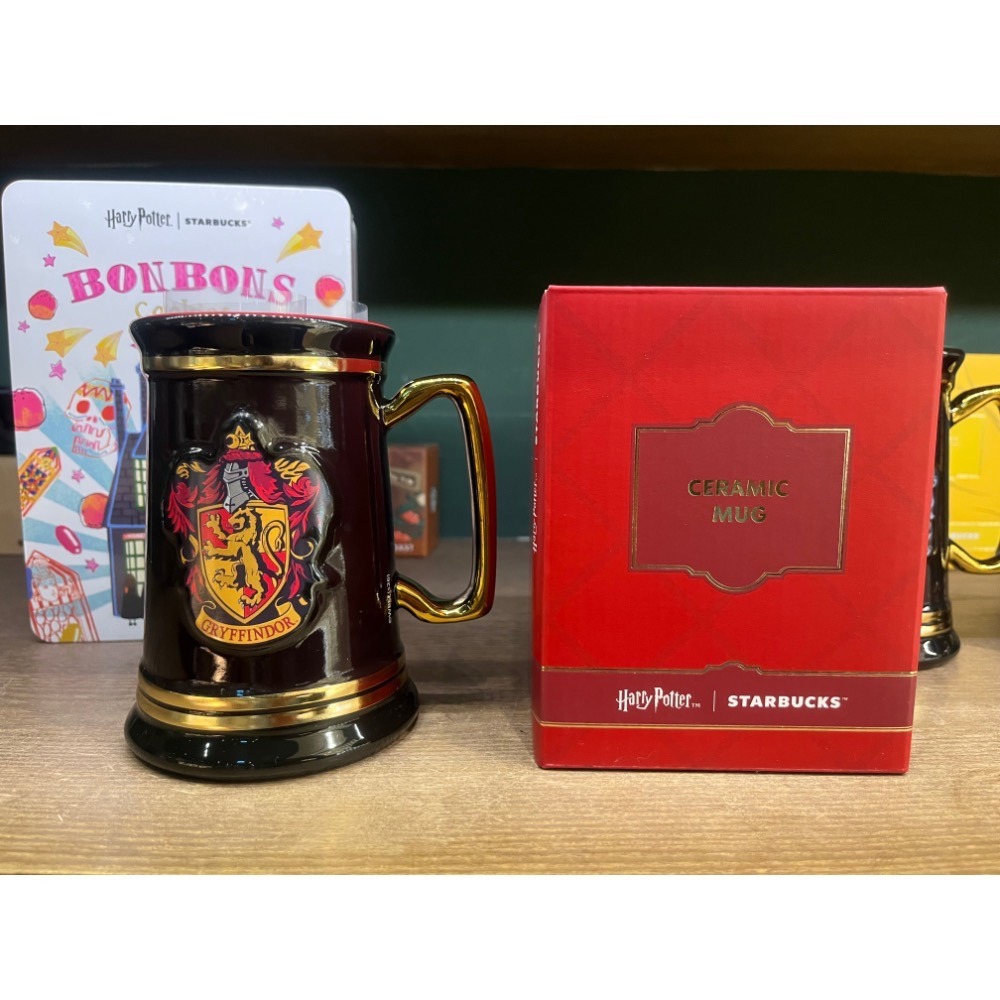 星巴克 Starbucks HP Harry Potter 魔法學院馬克杯 變色杯 溫變杯 葛萊芬多馬克杯-細節圖4
