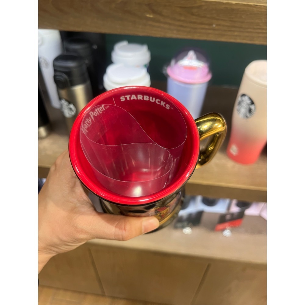 星巴克 Starbucks HP Harry Potter 魔法學院馬克杯 變色杯 溫變杯 葛萊芬多馬克杯-細節圖5