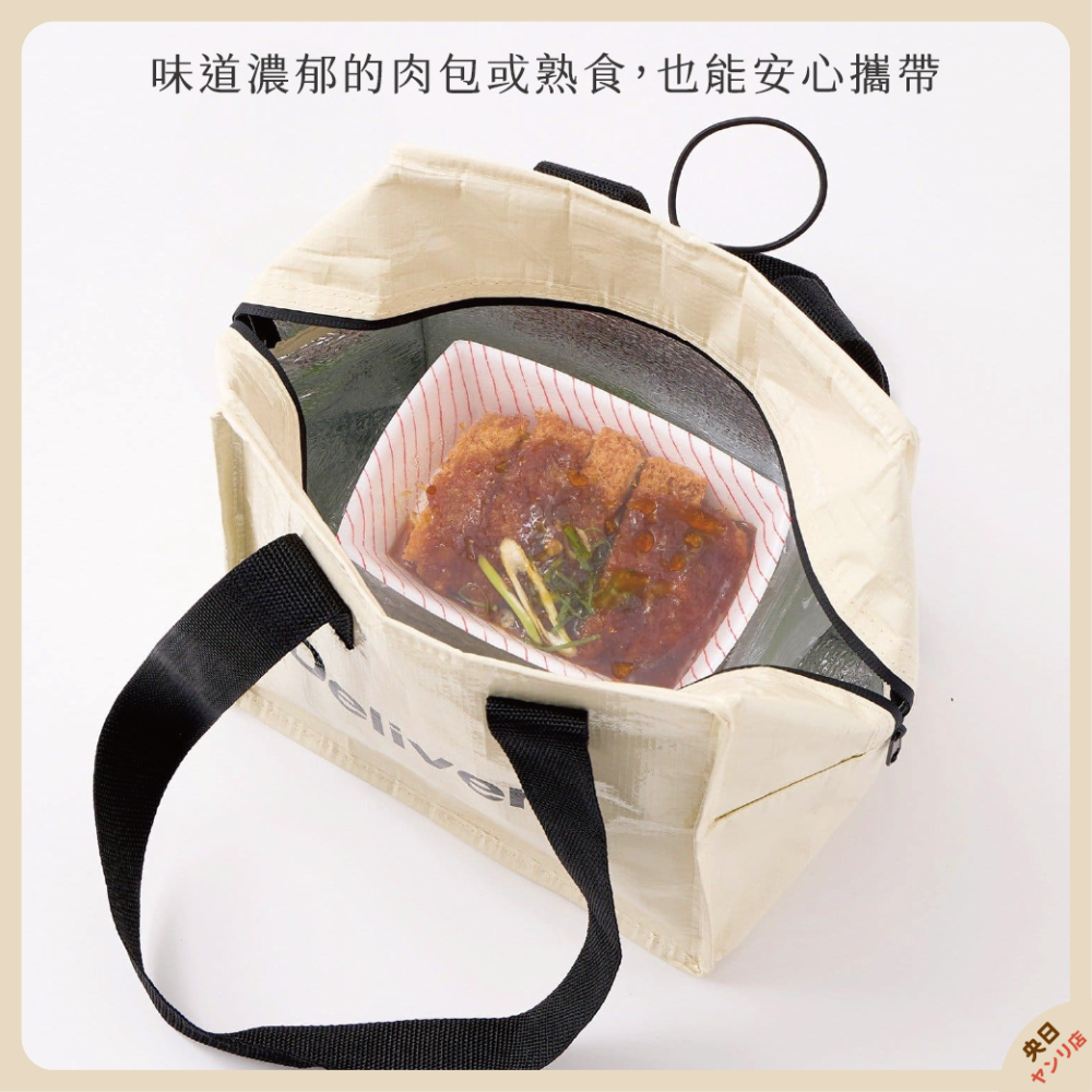 日本 3COINS 保冷袋 購物袋 保溫袋 防異味 PP購物袋-細節圖3