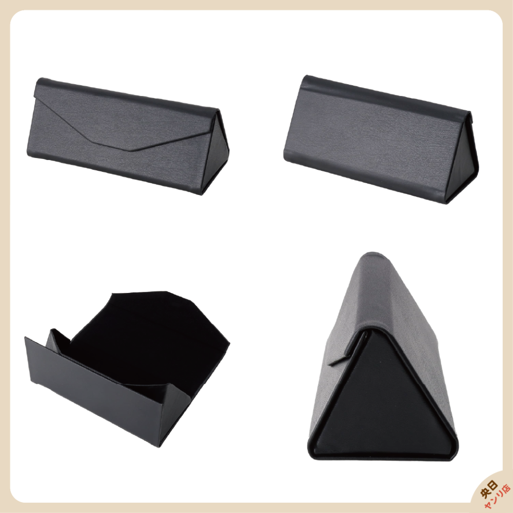 日本 3COINS 眼鏡盒 眼鏡收納 折疊式眼鏡盒-細節圖8