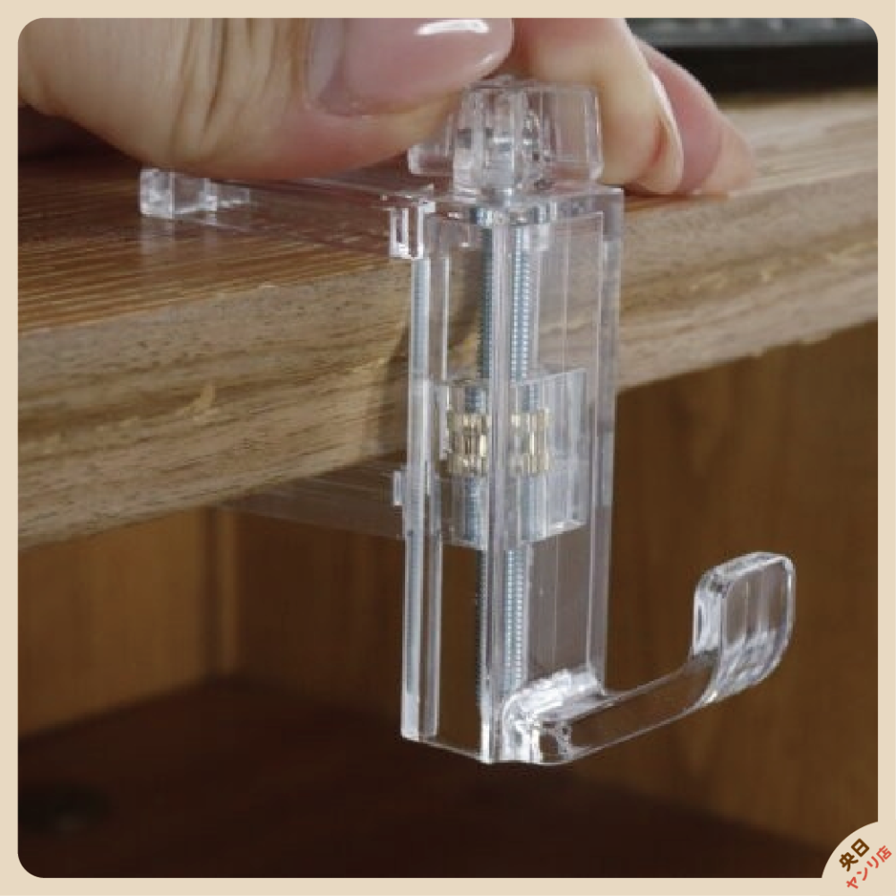 日本 SURUGA 夾式掛勾 夾層掛勾 桌面掛勾 層板掛勾 掛勾 掛鉤 掛鈎 收納 耳機 帽子 包包 提袋-細節圖4