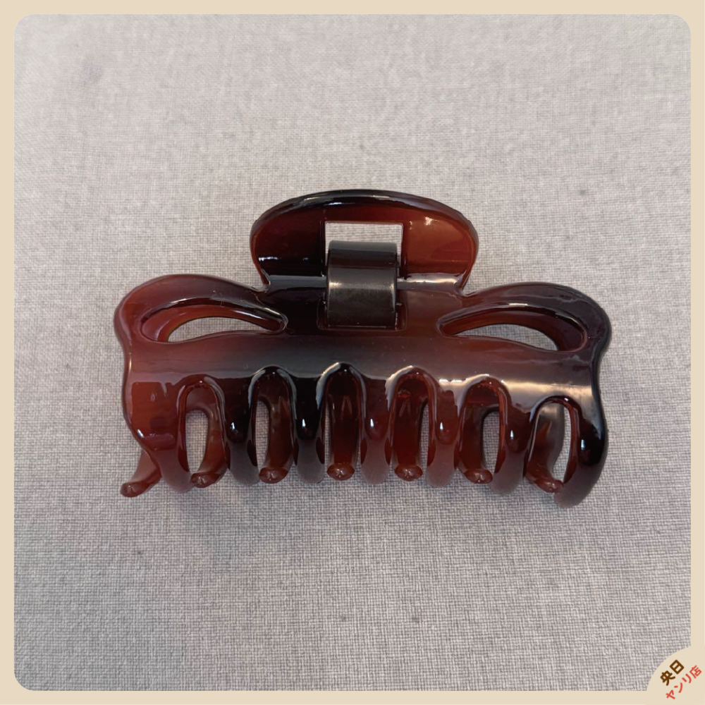 【現貨】日本 DAISO 大創 無金屬 鯊魚夾 髮夾 大嘴夾-細節圖4