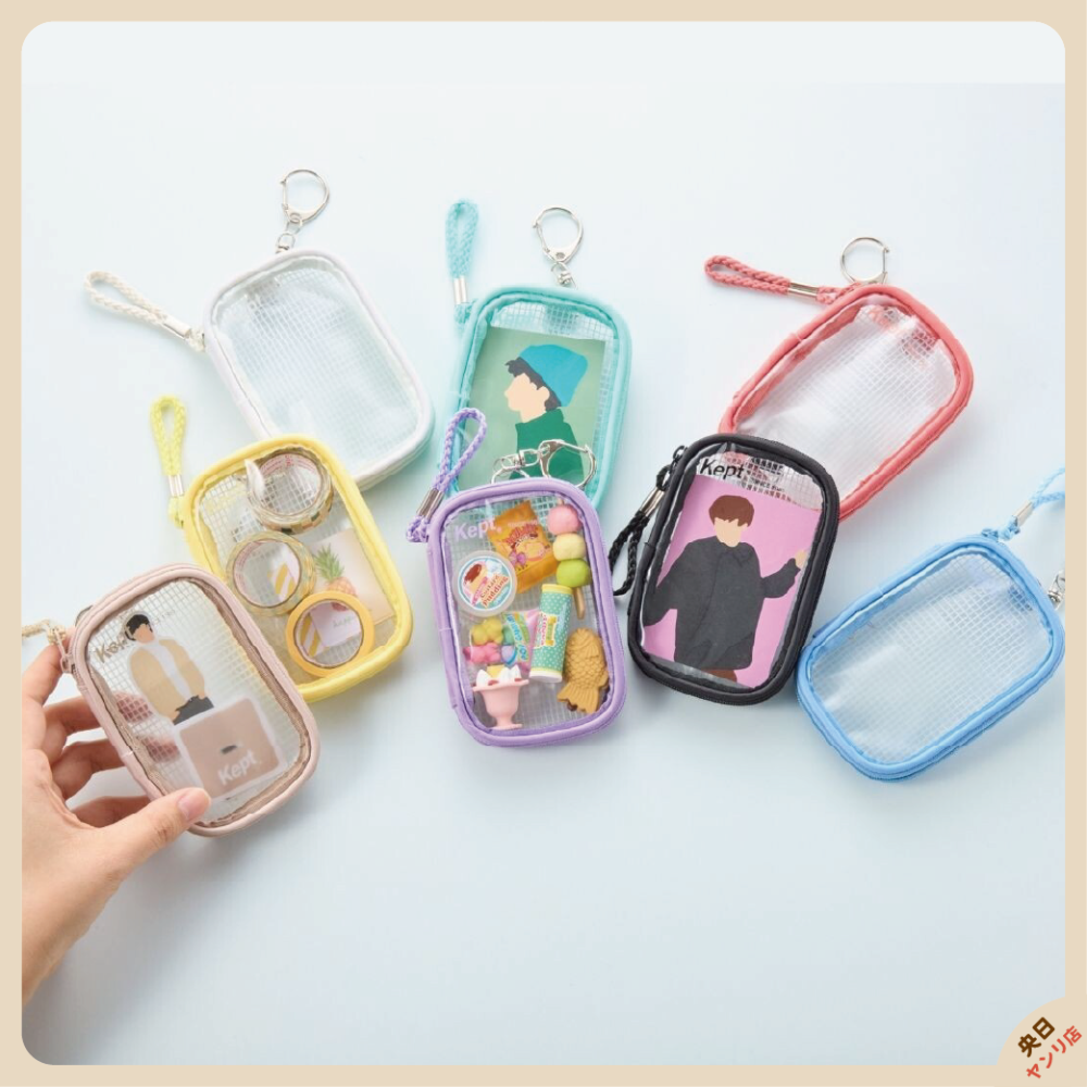 【新品】日本 Raymay 藤井 Kept 立牌包 娃包 立牌收納 玩偶收納 壓克力立牌包 收納包 透明收納包-細節圖6