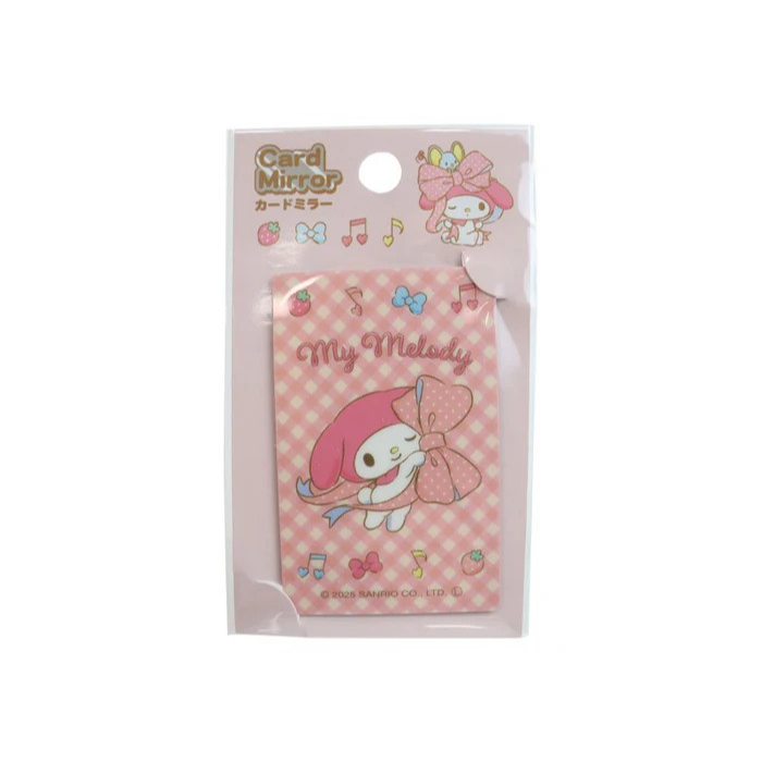 日本 大創 DAISO 隨身卡片鏡 隨身鏡 卡片鏡 口袋鏡 鏡子 三麗鷗 Sanrio-規格圖6