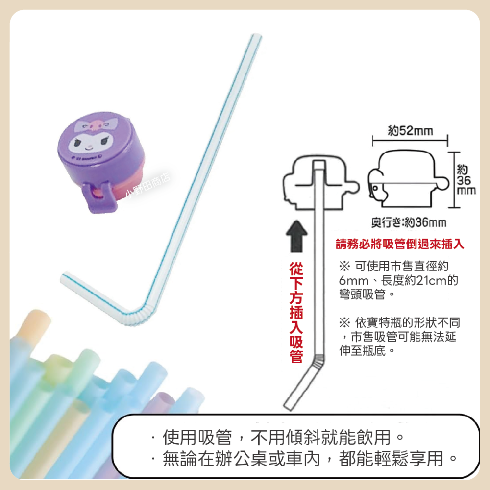 日本 三麗鷗 寶特瓶吸管瓶蓋 瓶蓋 吸管瓶蓋 寶特瓶蓋 寶特瓶吸管蓋 直飲蓋 吸管蓋 凱蒂貓 Kitty-細節圖3