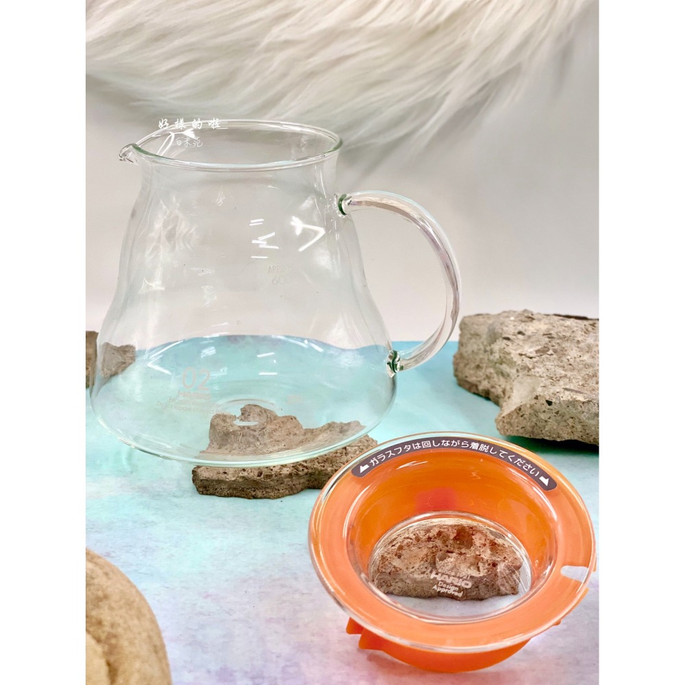 💈好樣的啦白米范💈 HARIO 富士山咖啡壺 600cc 台灣製 / 玻璃咖啡壺 玻璃壺 咖啡分享壺 雲朵咖啡壺-細節圖3