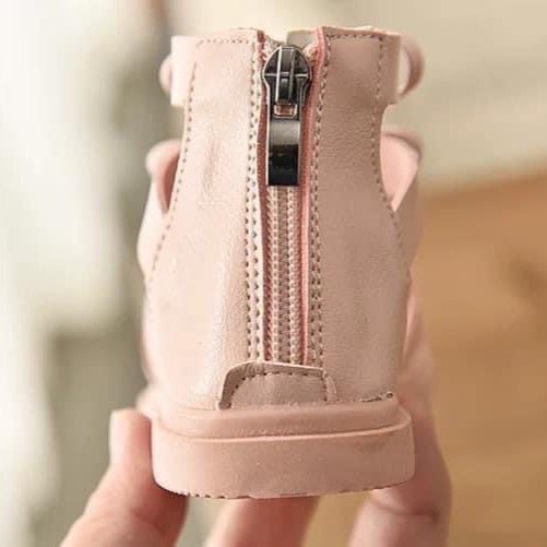 低筒蝴蝶結羅馬鞋 尺寸28-細節圖3