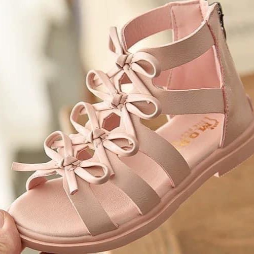 低筒蝴蝶結羅馬鞋 尺寸28-細節圖4