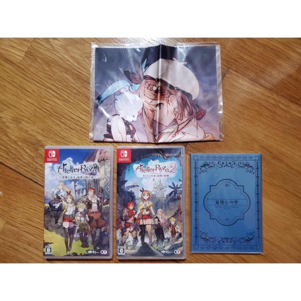 NS Switch 萊莎的鍊金工房 1+2 限定雙重包 二手 (有中文) 可用折價券-細節圖2