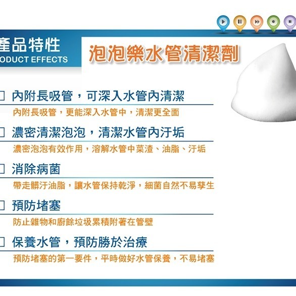 【HAPPY HOUSE】 活氧酵素泡泡水管清潔劑300ml-細節圖3