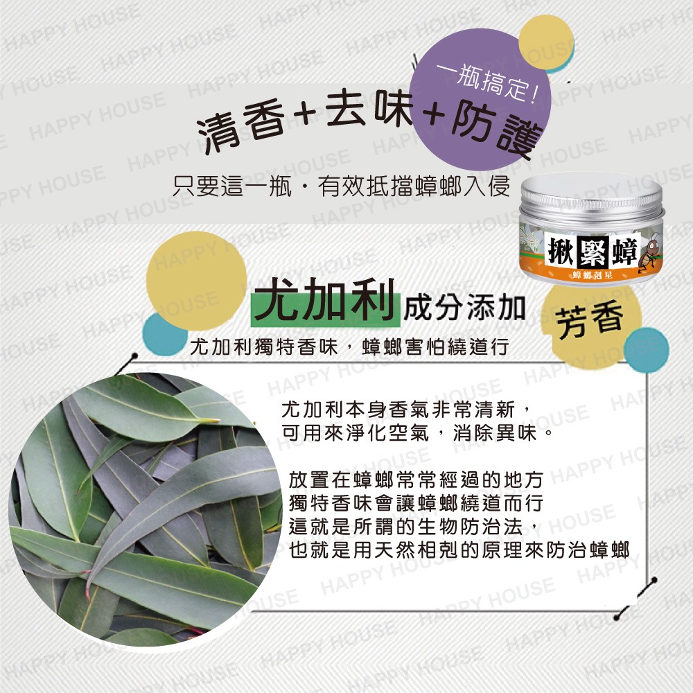 【HAPPY HOUSE】揪緊蟑蟑螂剋星 100G-細節圖7