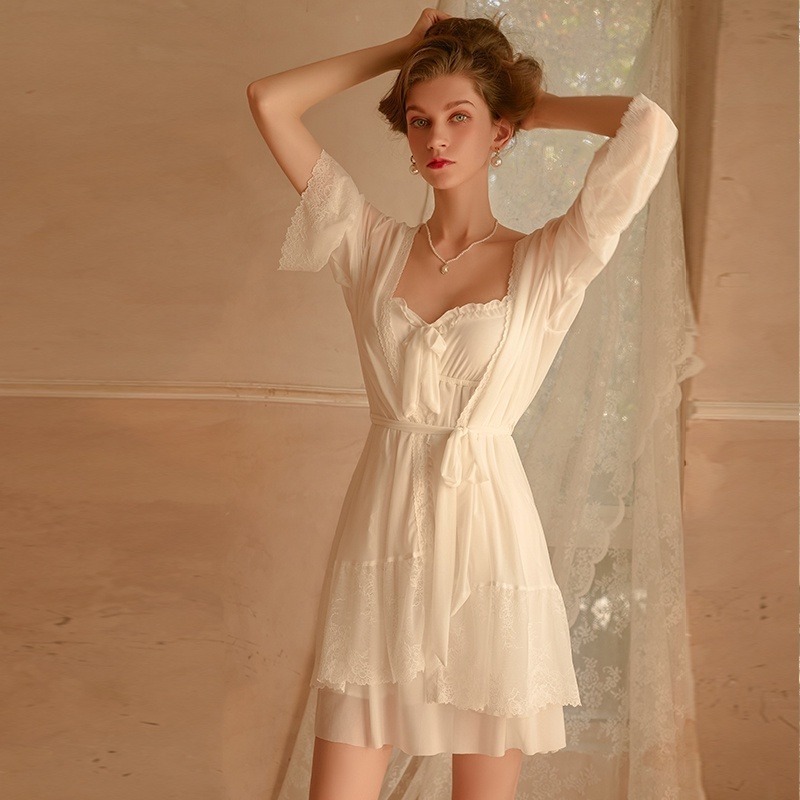 午夜衣櫥🌹現貨🔥性感睡衣 睡裙 蕾絲睡衣 情趣睡衣 絲質睡衣 胸墊睡衣 性感睡裙 冰絲睡衣 緞面睡衣 小胸睡衣-細節圖2