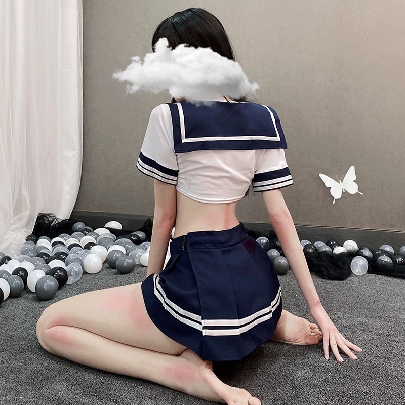午夜衣櫥🌹現貨🔥情趣衣服 學生服 水手服 學生 情趣角色服 情趣內衣 情趣衣 情趣角色服大尺碼 大尺碼情趣-細節圖4