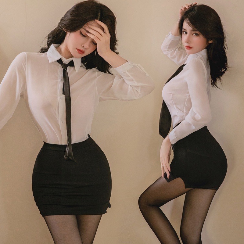 午夜衣櫥🌹現貨🔥秘書 OL 老師 情趣角色服 情趣衣 情趣內衣 情趣衣服 大尺碼情趣 情趣角色服大尺碼 角色扮演-細節圖3