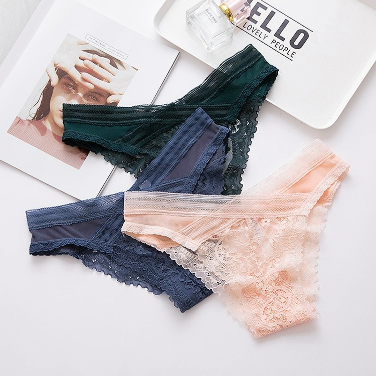 午夜衣櫥🌹現貨🔥蕾絲內褲 網紗內褲 歐美內褲 半包臀內褲 性感內褲 情趣內褲 丁字褲 內褲 內褲女生 日系內褲-細節圖6
