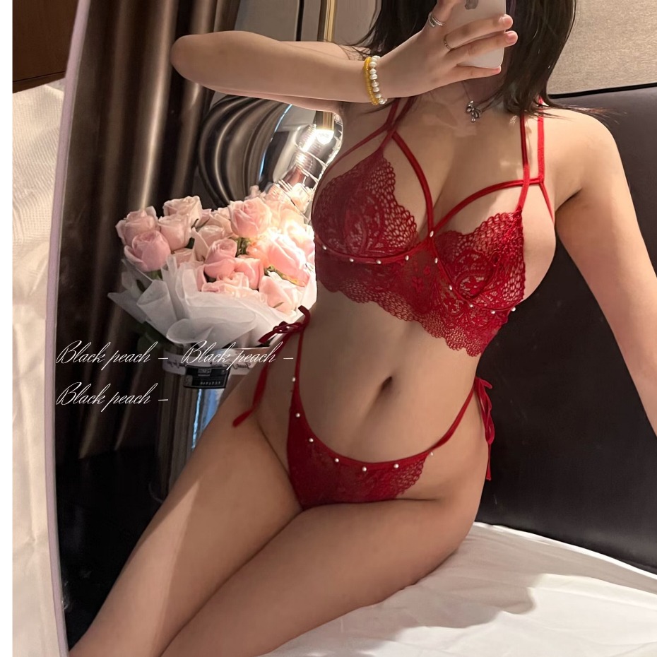 午夜衣櫥🌹現貨🔥法式內衣 性感內衣 小胸內衣 鋼圈內衣 蕾絲內衣 內衣褲 美胸內衣 內衣套裝 情趣內衣 成套內衣-細節圖5