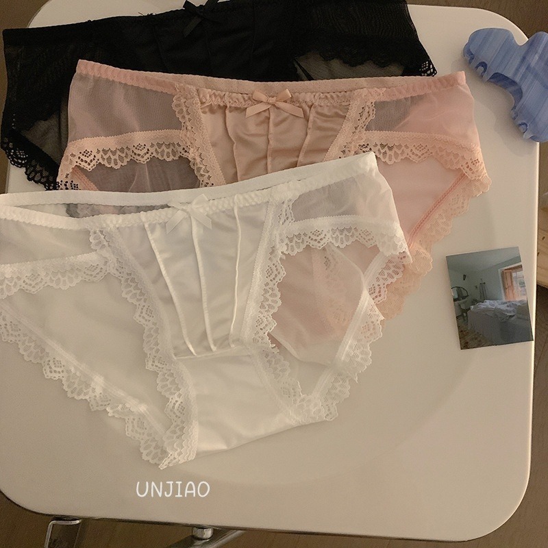 ᴹˢ朵•午夜衣櫥🌹現貨🔥蕾絲內褲 冰絲內褲 網紗內褲 低腰內褲 透氣內褲 無痕內褲 包臀內褲 性感內褲 女生內褲-細節圖8