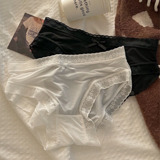 ᴹˢ朵•午夜衣櫥🌹現貨🔥網紗內褲 薄紗內褲 冰絲內褲 中腰內褲 透氣內褲 涼感內褲 運動內褲 超薄內褲 包臀內褲女-細節圖6