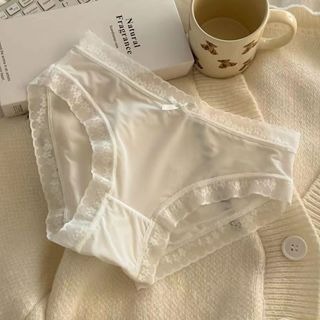 ᴹˢ朵•午夜衣櫥🌹現貨🔥網紗內褲 薄紗內褲 冰絲內褲 中腰內褲 透氣內褲 涼感內褲 運動內褲 超薄內褲 包臀內褲女-規格圖9