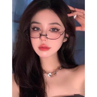 ᴹˢ朵•午夜衣櫥🌹現貨🔥眼鏡 半框眼鏡 細框眼鏡 二次元 女生眼鏡 cosplay 下半框眼鏡 情趣配件 情趣用品-細節圖4