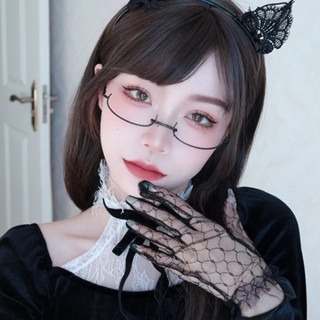 ᴹˢ朵•午夜衣櫥🌹現貨🔥眼鏡 半框眼鏡 細框眼鏡 二次元 女生眼鏡 cosplay 下半框眼鏡 情趣配件 情趣用品-細節圖7