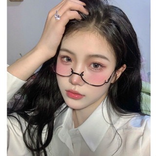 ᴹˢ朵•午夜衣櫥🌹現貨🔥眼鏡 半框眼鏡 細框眼鏡 二次元 女生眼鏡 cosplay 下半框眼鏡 情趣配件 情趣用品-細節圖8