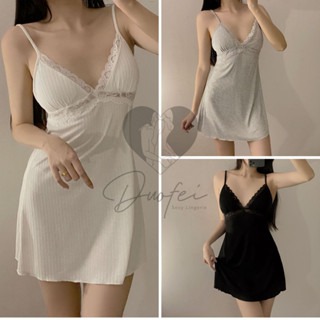 ᴹˢ朵•午夜衣櫥🌹現貨🔥莫代爾睡衣 睡衣裙 蕾絲睡衣 居家套裝 性感睡衣 睡裙 胸墊睡衣 睡衣女 連身睡衣 居家服-細節圖4