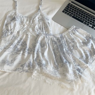 ᴹˢ朵•午夜衣櫥🌹現貨🔥 性感睡衣 冰絲睡衣 緞面睡衣 居家服 絲質睡衣 睡衣裙 睡衣女 睡衣套裝冰絲睡褲 睡袍-細節圖7