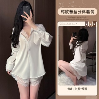 ᴹˢ朵•午夜衣櫥🌹現貨🔥性感睡衣 莫代爾睡衣 胸墊睡衣 睡褲 居家短褲 居家服 睡衣女 睡裙 睡衣裙 吊帶睡衣無袖-規格圖9