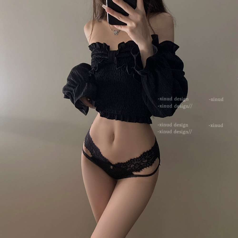 ᴹˢ朵•午夜衣櫥🌹現貨🔥網紗內褲 情趣內褲 蕾絲內褲 低腰內褲 內褲女生 無痕內褲 歐美內褲 丁字褲 半包臀內褲-細節圖5