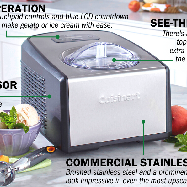 【美國代購】全新Cuisinart ICE100 Ice Cream Maker 美膳雅 全自動冰淇淋機 JoAn美國台灣代購