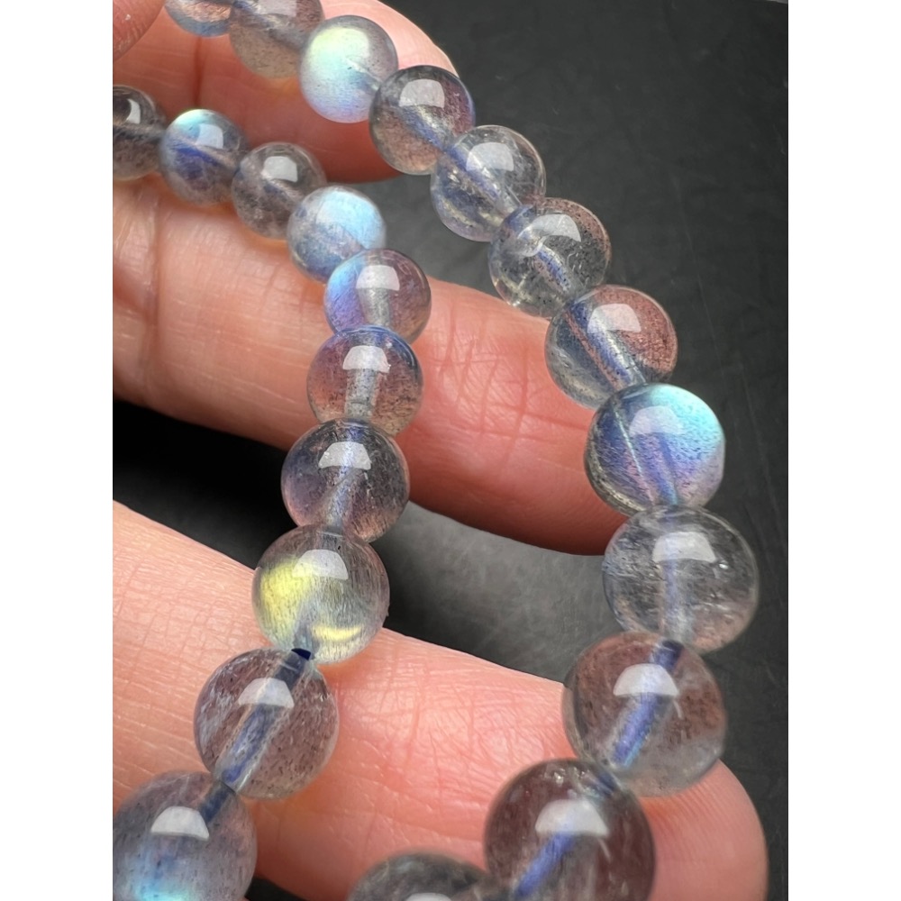 N01沐石心坊-藍光拉長石單圈7mm-細節圖2