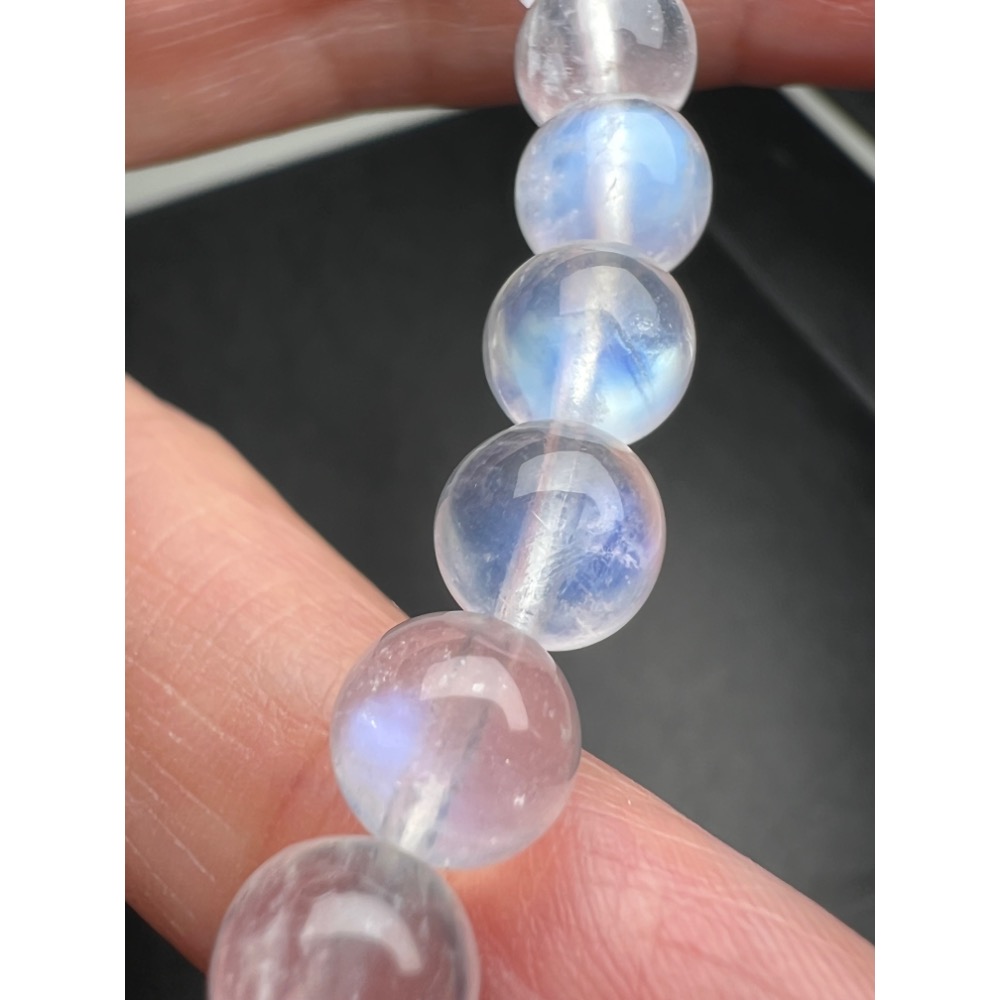 雙12特賣會～D16透體強光藍月光6.9mm單圈-細節圖2