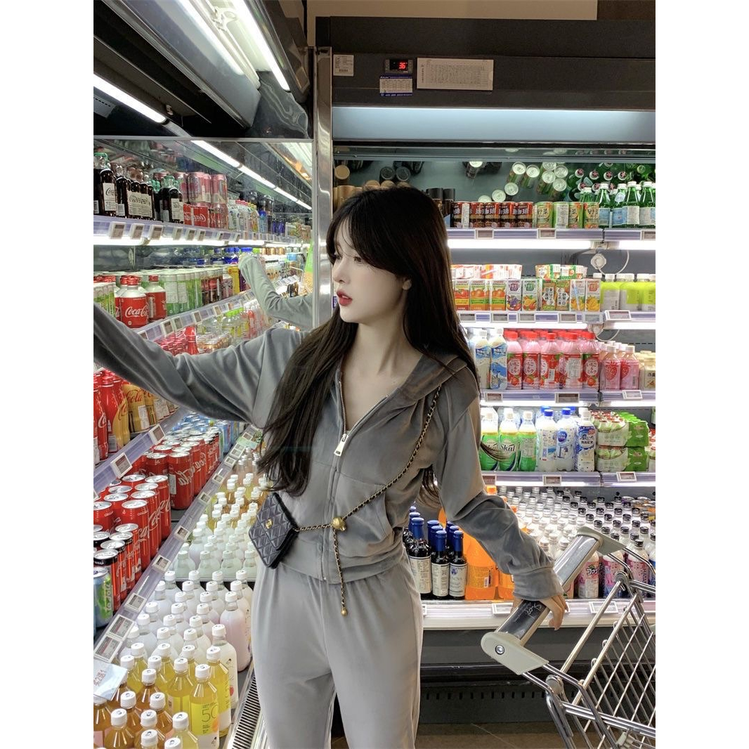 絲絨運動風套裝🤍-細節圖5